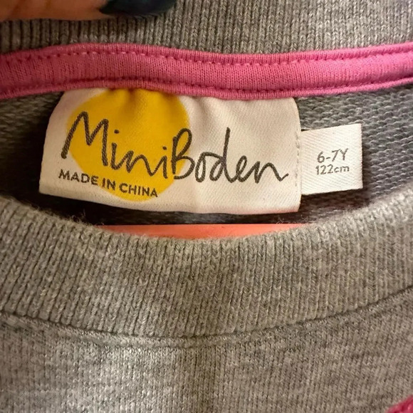 Mini Boden girls sweater dress with pockets size 6-7 years in nwot condition - Picture 4 of 4